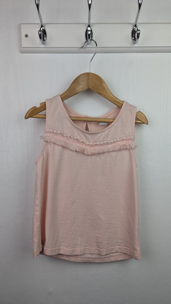 TU Pink Sleeveless Top - Girls 7 Years Little Ones Preloved Used, Preloved, Preworn & Second Hand Baby, Kids & Children's Clothing UK Online. Cheap affordable. Brands including Next, Joules, Nutmeg Morrisons, TU, F&F, H&M.