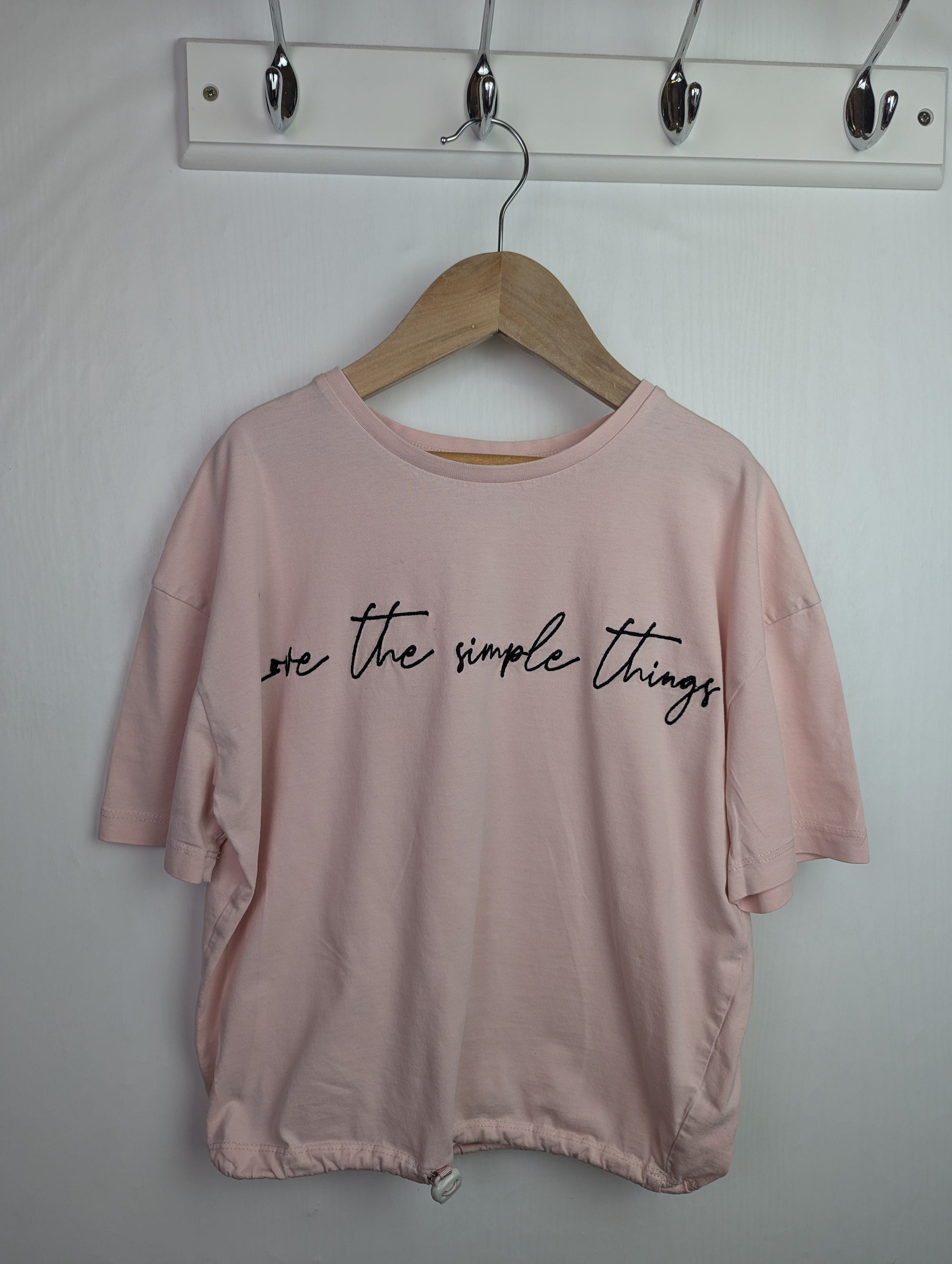 TU 'Simple Things' Pink Top - Girls 12 Years - Little Ones Preloved. Second Hand Children's & Preloved Baby, Kids, Girls & Boys Clothes. UK online