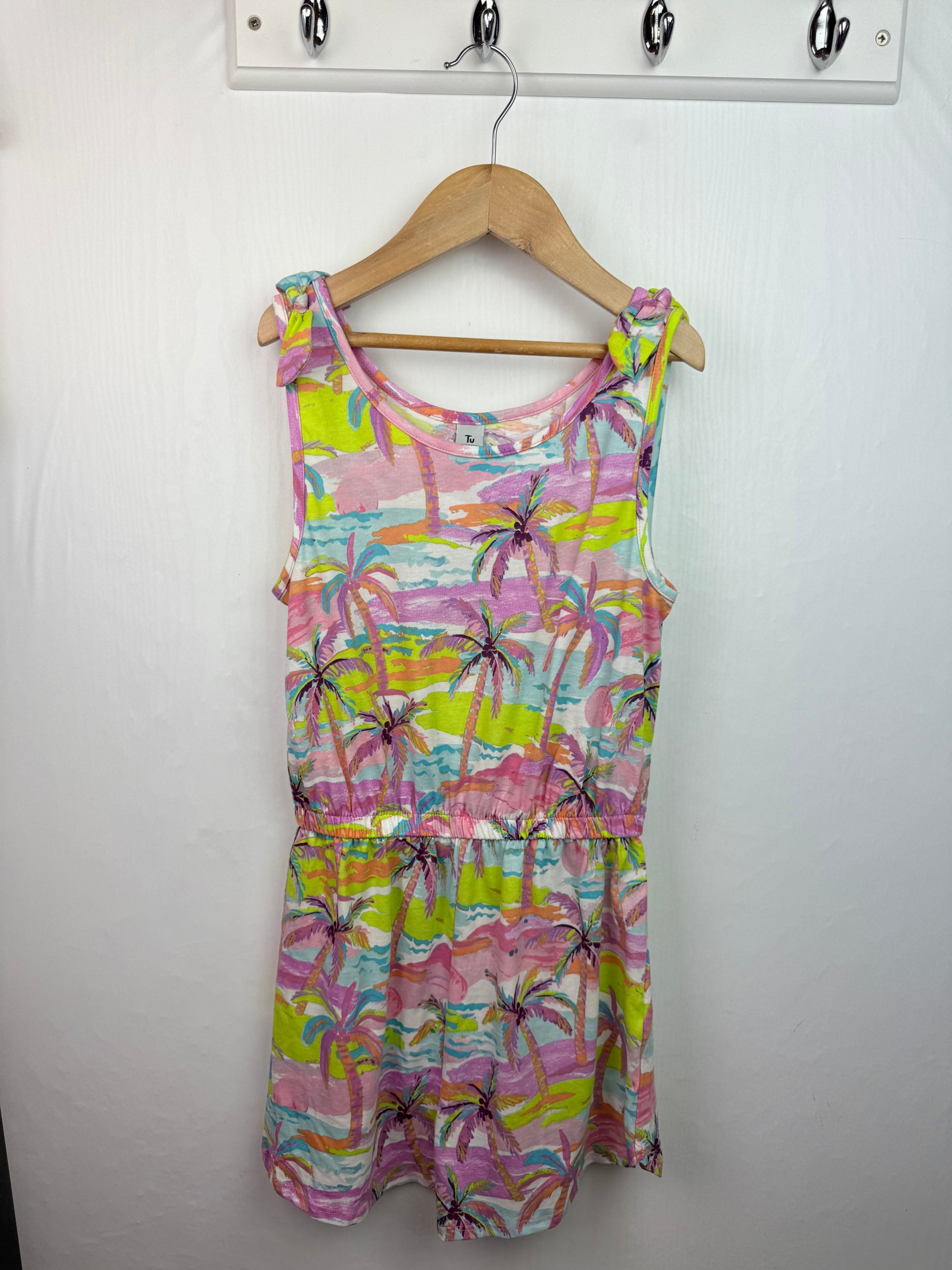 TU Tropical Palm Tree Playsuit - Girls 10 Years - Little Ones Preloved. Second Hand Children's & Preloved Baby, Kids, Girls & Boys Clothes. UK online