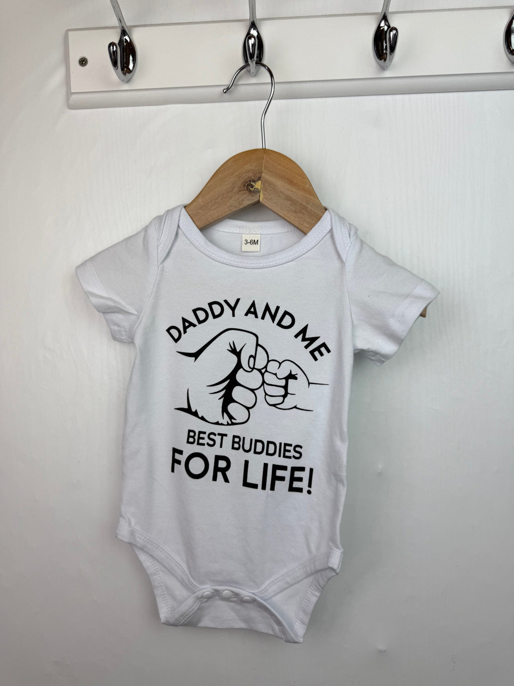 Unbranded Daddy & Me Bodysuit - Unisex 3 - 6 Months - Little Ones Preloved. Second Hand Children's & Preloved Baby, Kids, Girls & Boys Clothes. UK online