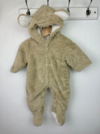 Unbranded Fluffy Bear Pramsuit - Unisex 0 - 3 Months - Little Ones Preloved. Second Hand Children's & Preloved Baby, Kids, Girls & Boys Clothes. UK online