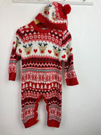 Unbranded Knit Christmas Romper & Hat - Unisex 9 - 12 Months - Little Ones Preloved. Second Hand Children's & Preloved Baby, Kids, Girls & Boys Clothes. UK online