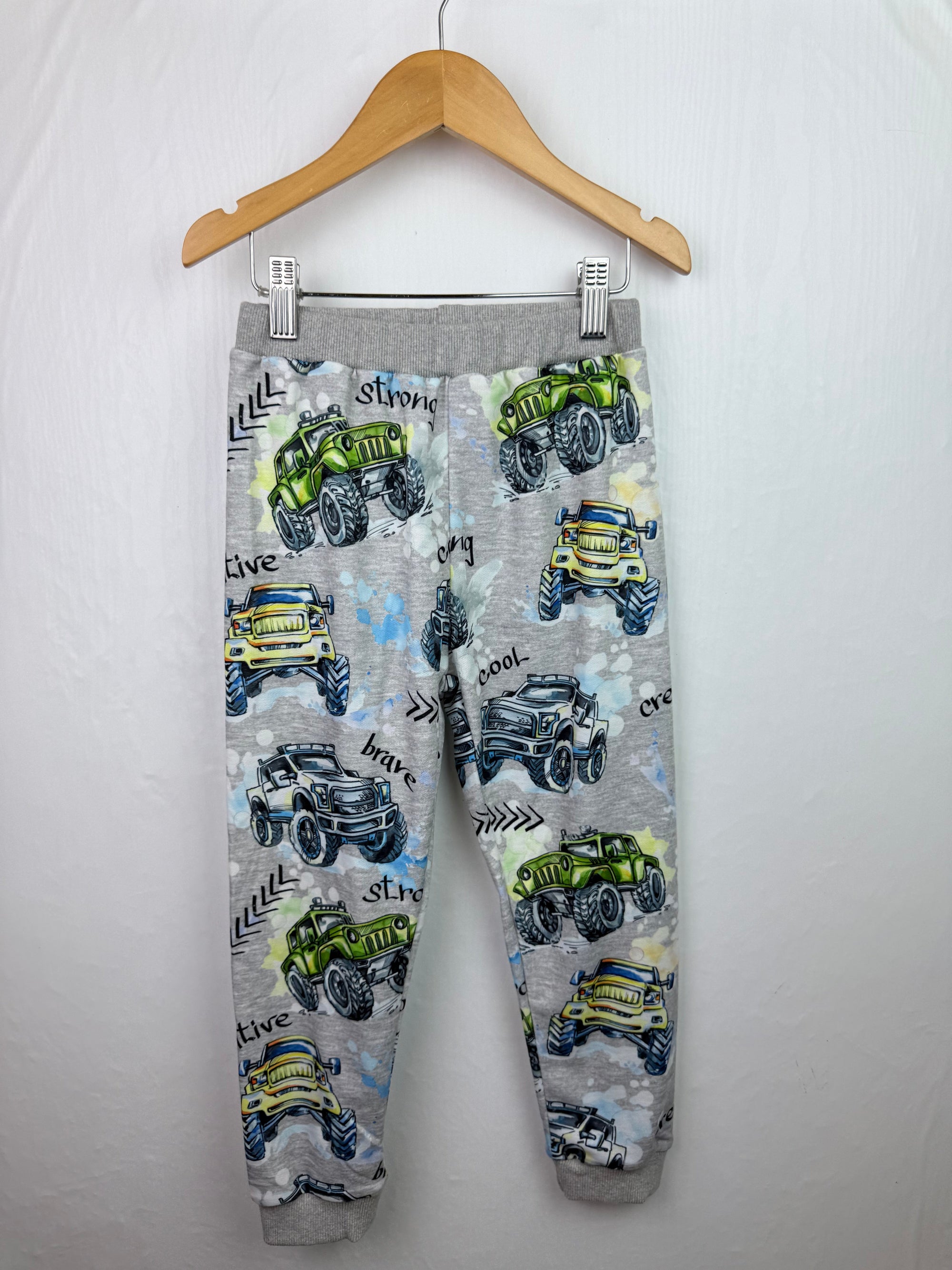 Unbranded Monster Truck Joggers - Boys 5 - 6 Years - Little Ones Preloved. Second Hand Children's & Preloved Baby, Kids, Girls & Boys Clothes. UK online