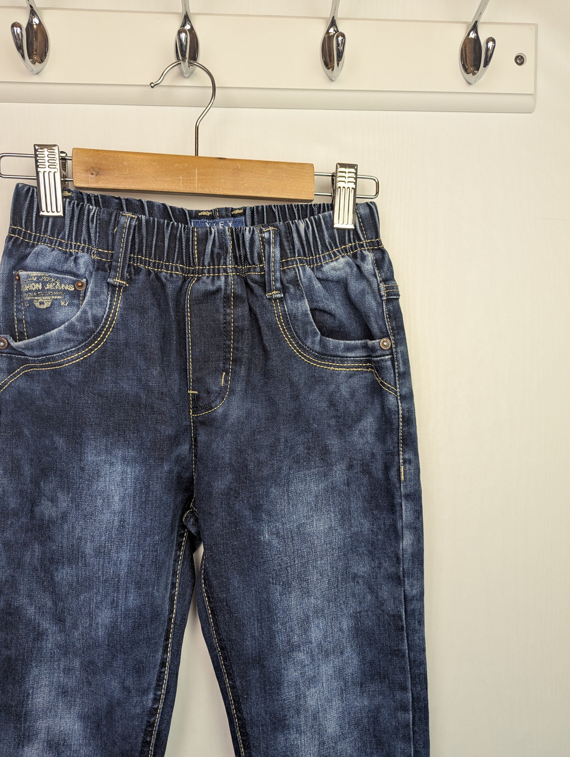 Unbranded Mottled Denim Jeggings - Boys 10 Years - Little Ones Preloved. Second Hand Children's & Preloved Baby, Kids, Girls & Boys Clothes. UK online