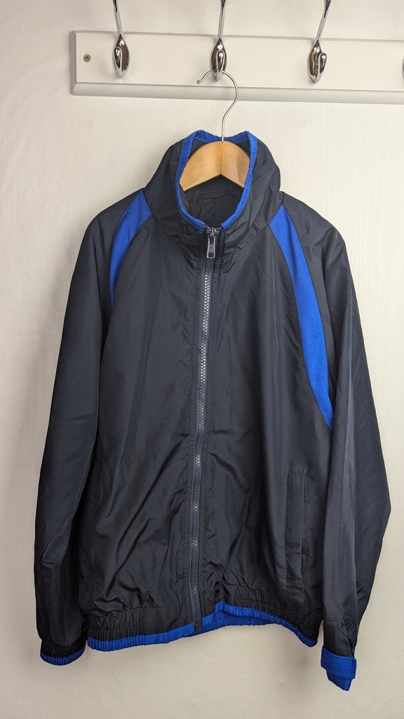 Uneek Navy & Blue Shell Jacket - Boys 7-8 Years Little Ones Preloved Used, Preloved, Preworn Baby, Girls & Boys Clothes. Kids & Children's second hand Clothing UK Online. Cheap affordable. Brands including Next, Joules, Nutmeg Morrisons, TU, F&F, H&M.