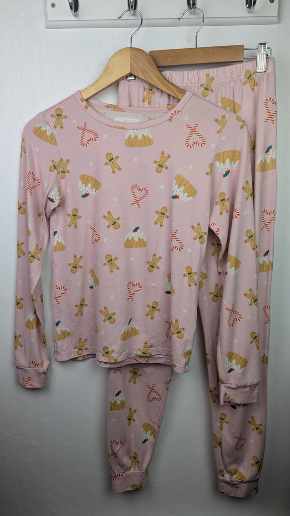 V by Very Ginger Bread Man Pajamas - Girls 11-12 Years Little Ones Preloved Used, Preloved, Preworn & Second Hand Baby, Kids & Children's Clothing UK Online. Cheap affordable. Brands including Next, Joules, Nutmeg Morrisons, TU, F&F, H&M.