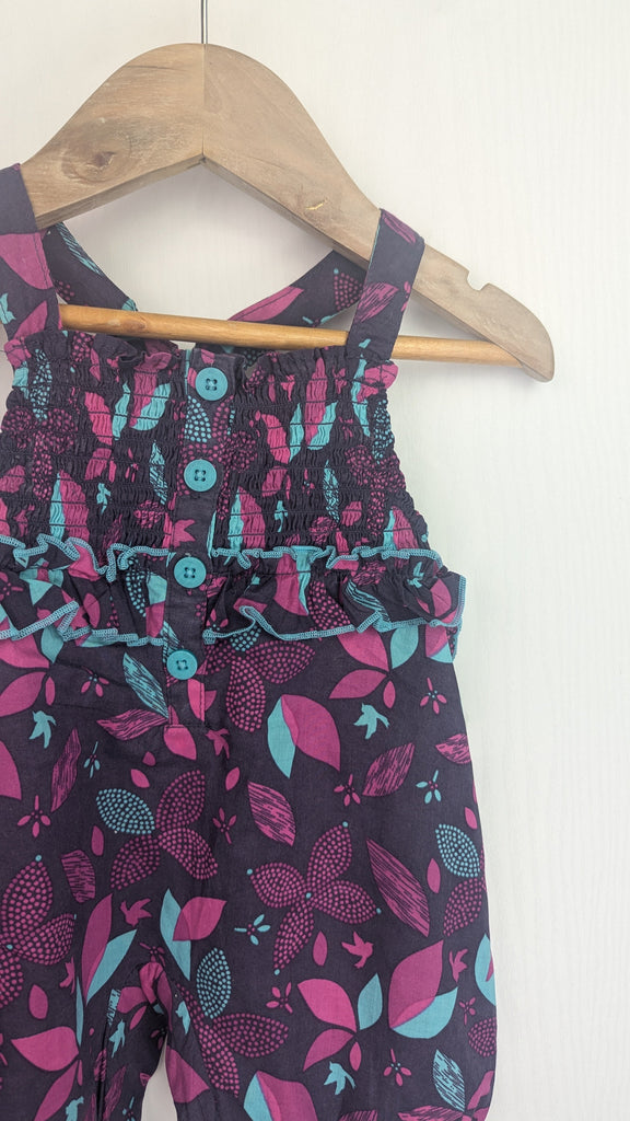 Vertbaudet Purple Floral Romper - Girls 2 Years Vertbaudet Used, Preloved, Preworn & Second Hand Baby, Kids & Children's Clothing UK Online. Cheap affordable. Brands including Next, Joules, Nutmeg Morrisons, TU, F&F, H&M.