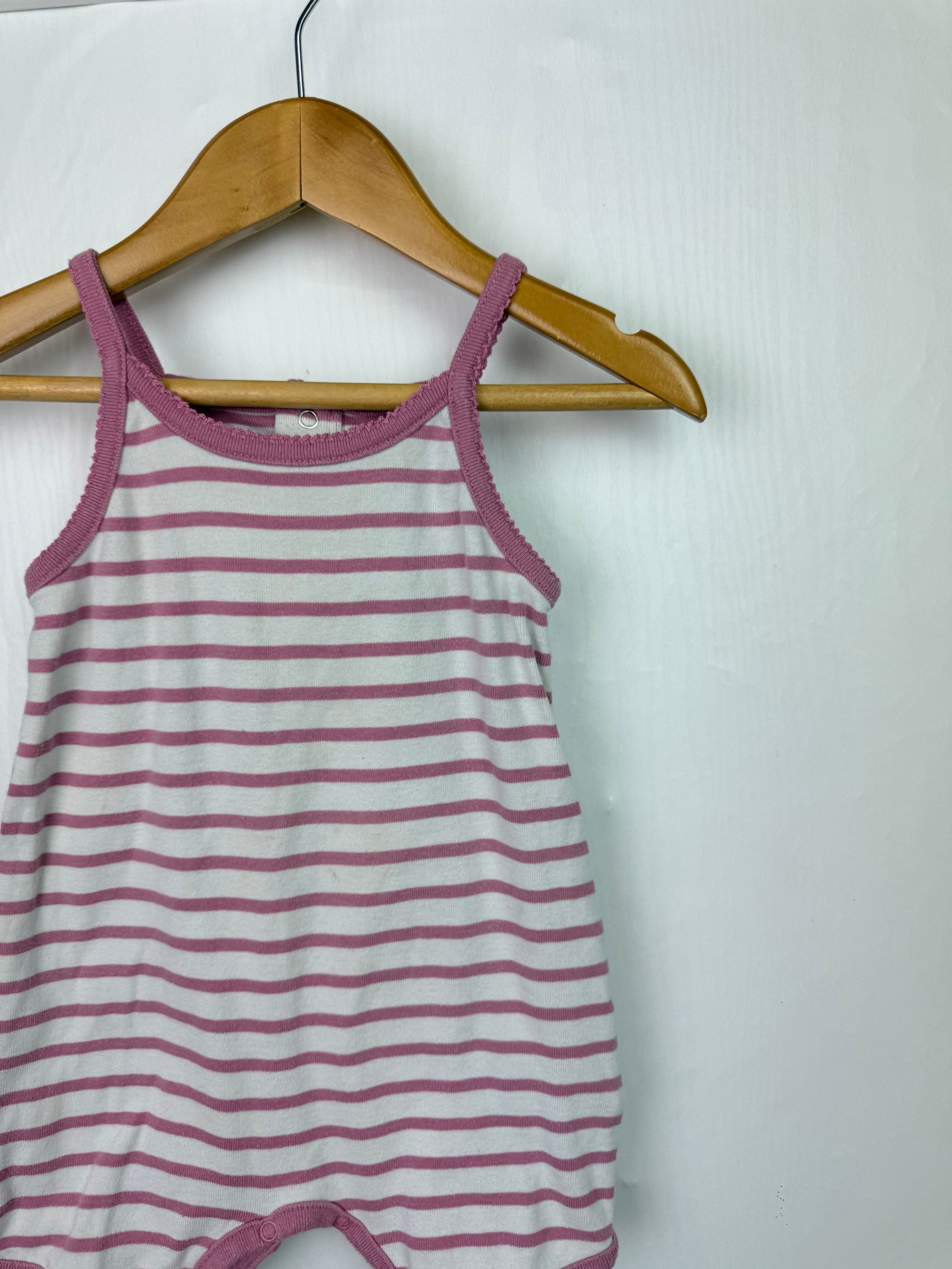 Vertbaudet Striped Romper - Girls 2 Years - Little Ones Preloved. Second Hand Children's & Preloved Baby, Kids, Girls & Boys Clothes. UK online