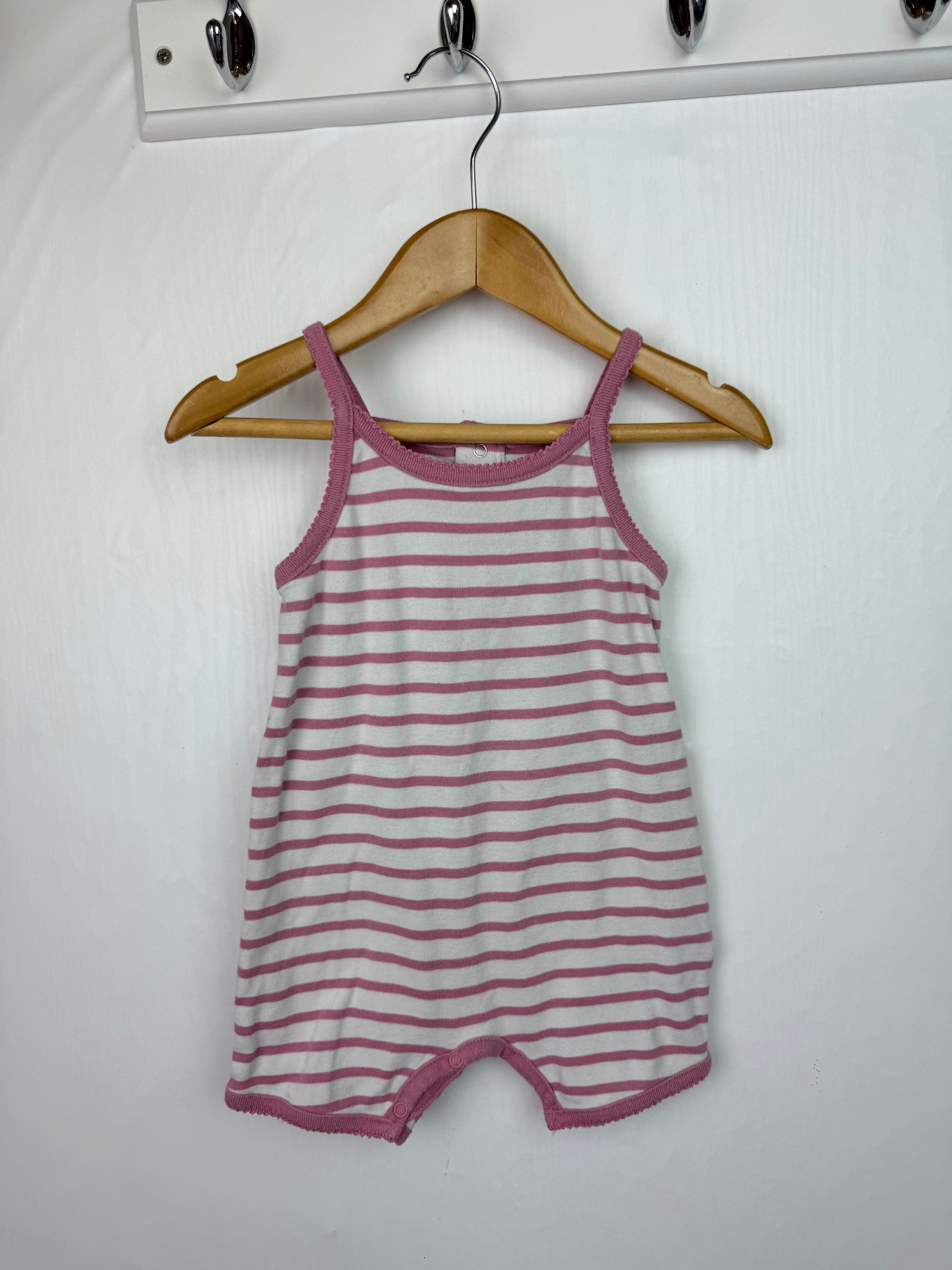 Vertbaudet Striped Romper - Girls 2 Years - Little Ones Preloved. Second Hand Children's & Preloved Baby, Kids, Girls & Boys Clothes. UK online