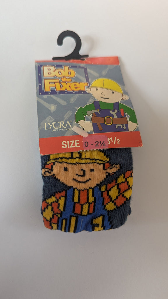 Vintage Blue Bob The Fixer Socks - Boys 0-2.5 Bob The Fixer Used, Preloved, Preworn & Second Hand Baby, Kids & Children's Clothing UK Online. Cheap affordable. Brands including Next, Joules, Nutmeg Morrisons, TU, F&F, H&M.