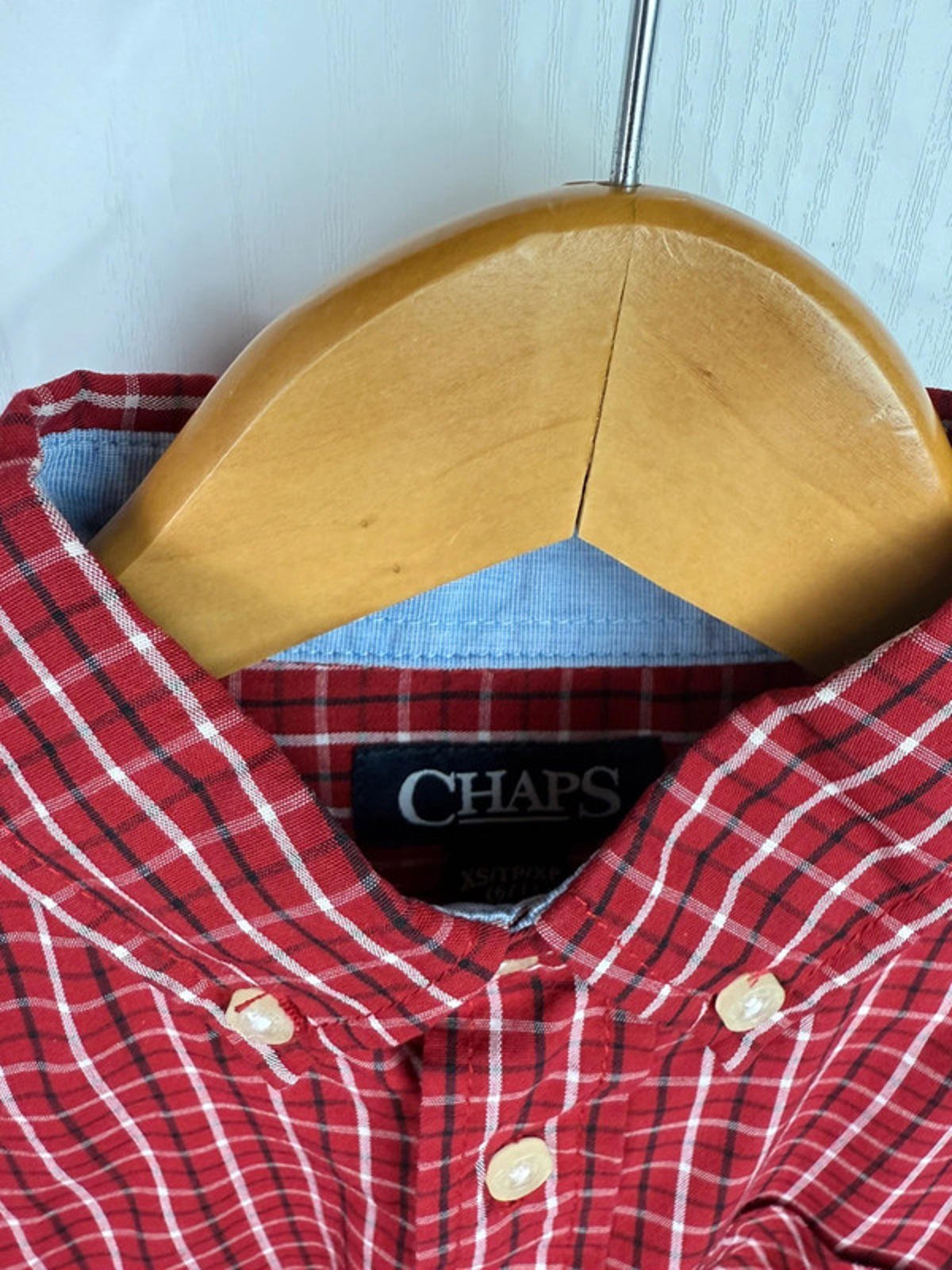 Vintage Chaps Red Checked Long Sleeve Shirt - Boys 6 - 7 Years - Little Ones Preloved. Second Hand Children's & Preloved Baby, Kids, Girls & Boys Clothes. UK online