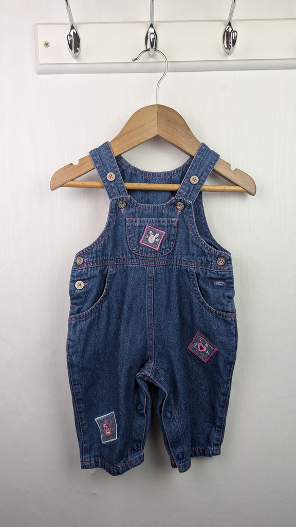 Vintage Cherokee Denim Dungarees - Girls 0-3 Months Cherokee Used, Preloved, Preworn & Second Hand Baby, Kids & Children's Clothing UK Online. Cheap affordable. Brands including Next, Joules, Nutmeg Morrisons, TU, F&F, H&M.