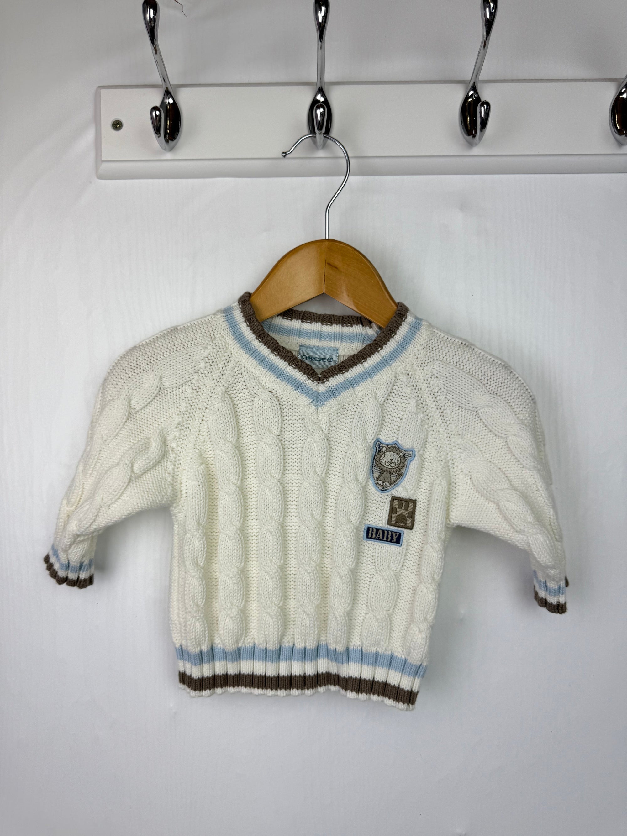 Vintage Cherokee Knit Jumper - Boys 0 - 3 Months - Little Ones Preloved. Second Hand Children's & Preloved Baby, Kids, Girls & Boys Clothes. UK online