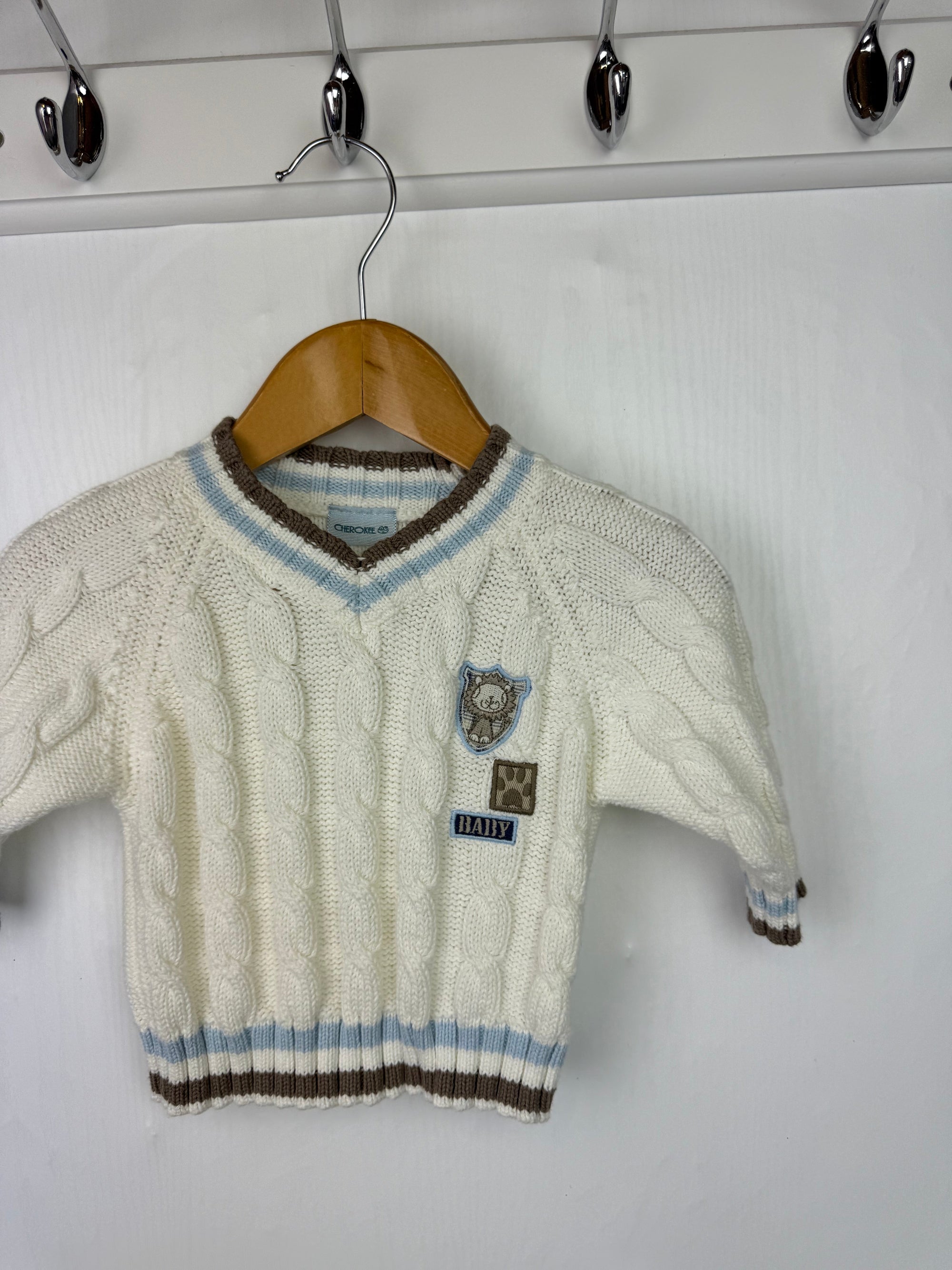 Vintage Cherokee Knit Jumper - Boys 0 - 3 Months - Little Ones Preloved. Second Hand Children's & Preloved Baby, Kids, Girls & Boys Clothes. UK online