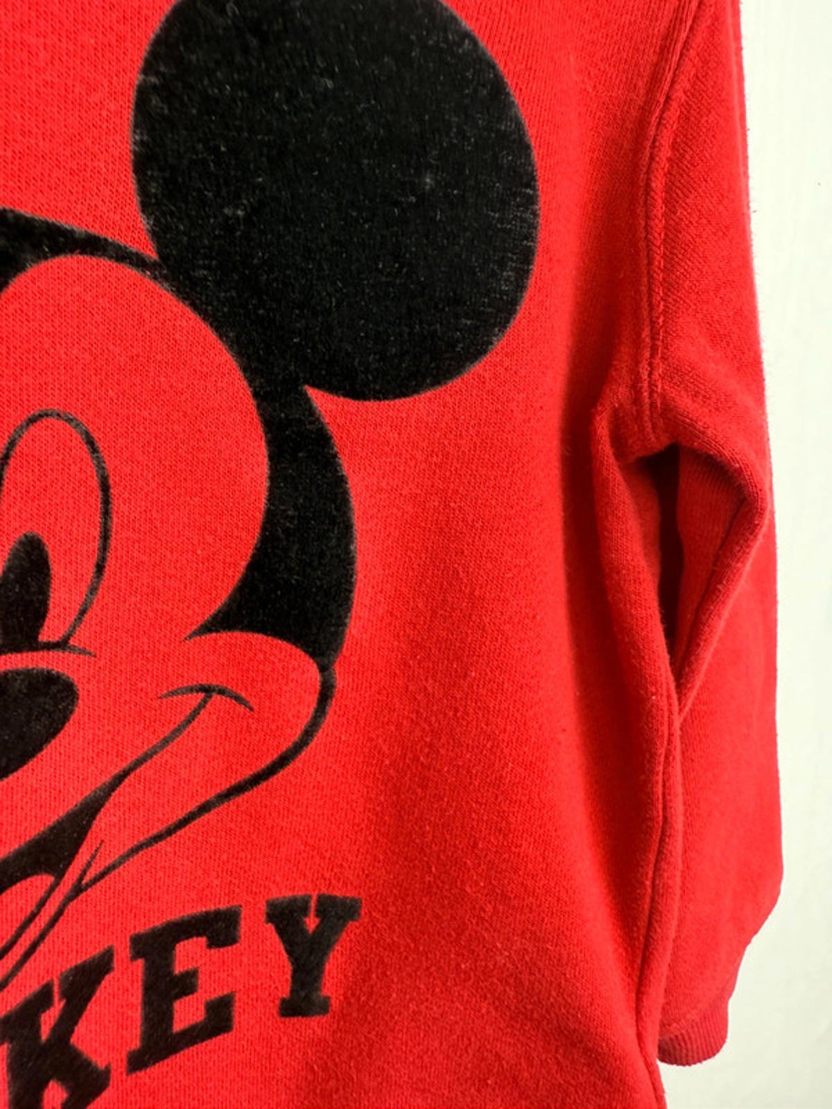 Vintage Disney Mickey Mouse Red Jumper - Unisex 24 Months - Little Ones Preloved. Second Hand Children's & Preloved Baby, Kids, Girls & Boys Clothes. UK online