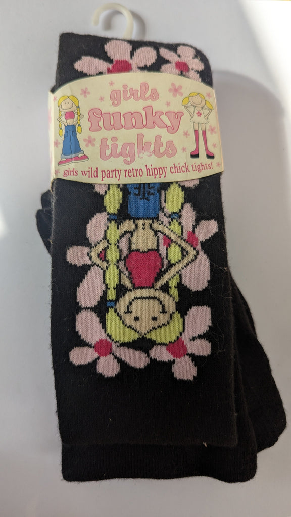 Vintage Girls Funky Tights Hippy Chick - Girls 7-8 Years Girls Funky Tights Used, Preloved, Preworn & Second Hand Baby, Kids & Children's Clothing UK Online. Cheap affordable. Brands including Next, Joules, Nutmeg Morrisons, TU, F&F, H&M.