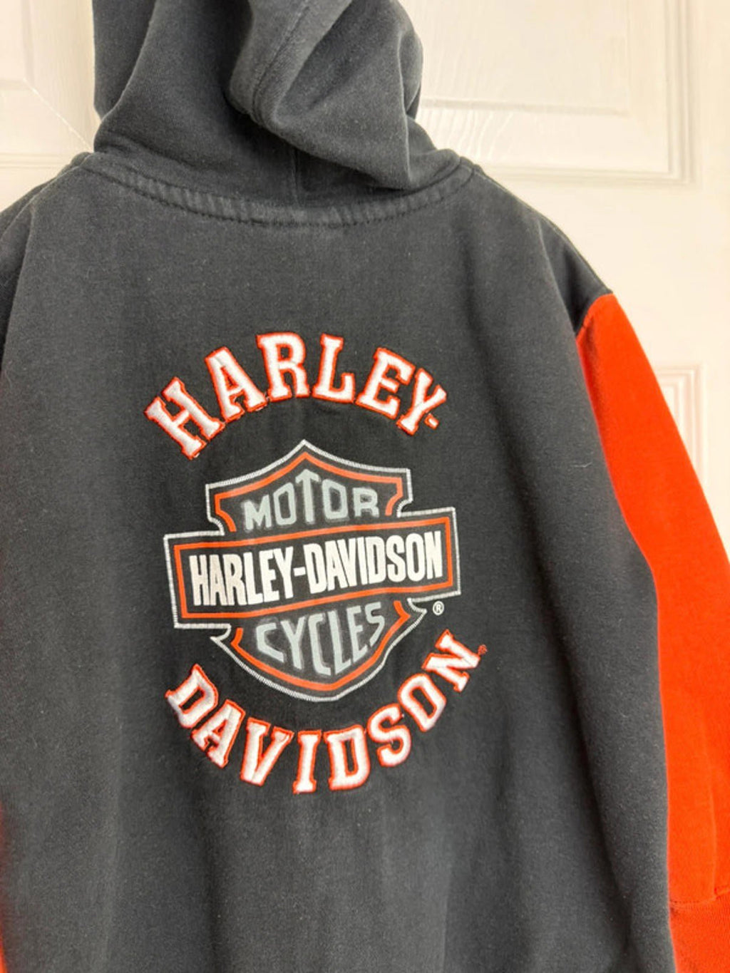 Vintage Harley Davidson Zip Hoodie - Kids 6 Years - Little Ones Preloved. Second Hand Children's & Preloved Baby, Kids, Girls & Boys Clothes. UK online