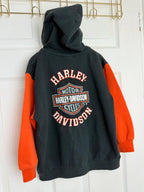 Vintage Harley Davidson Zip Hoodie - Kids 6 Years - Little Ones Preloved. Second Hand Children's & Preloved Baby, Kids, Girls & Boys Clothes. UK online