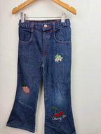 Vintage Marks & Spencer Flared Denim Jeans - Girls 4 - 5 Years - Little Ones Preloved. Second Hand Children's & Preloved Baby, Kids, Girls & Boys Clothes. UK online