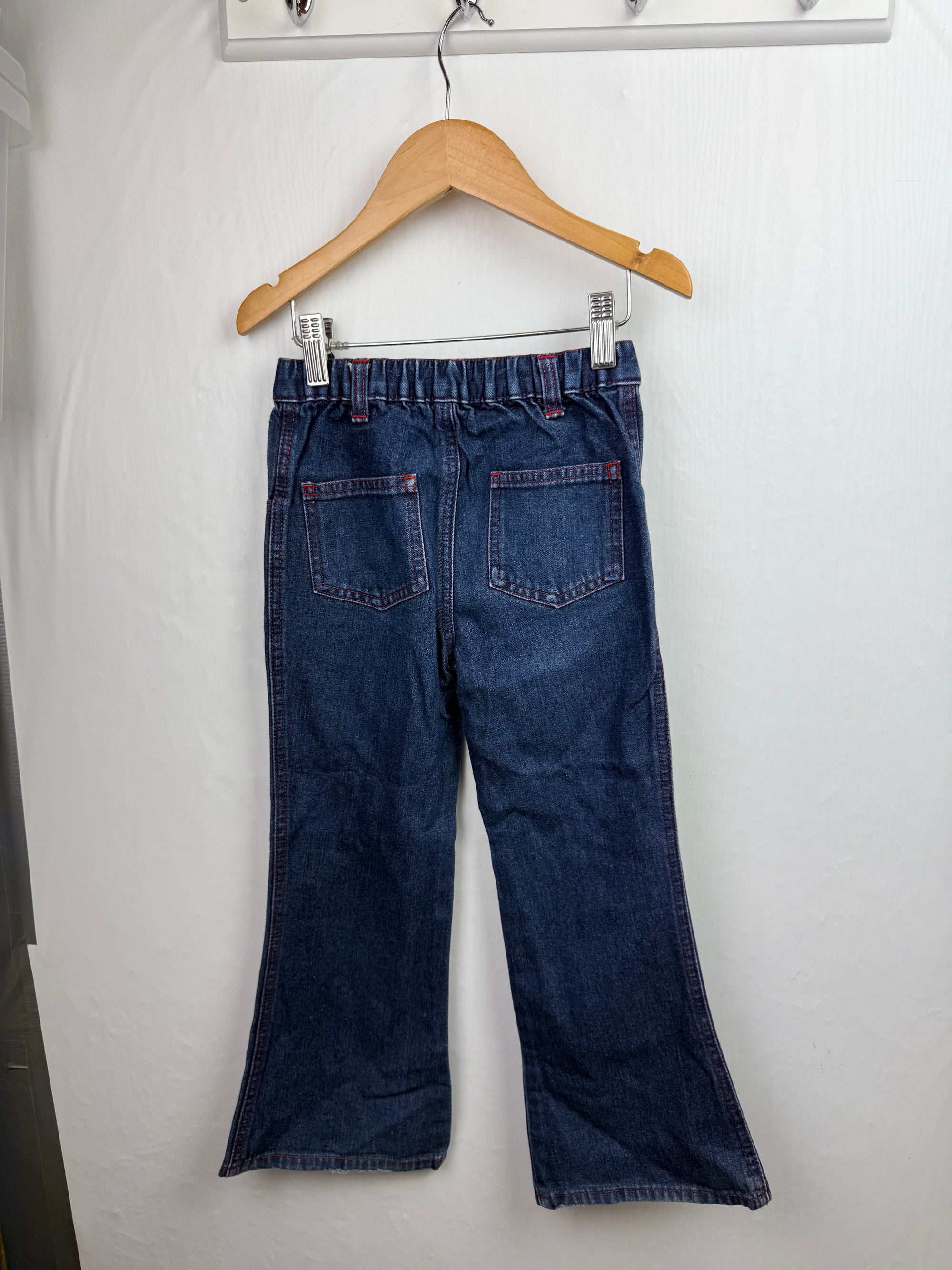 Vintage Marks & Spencer Flared Denim Jeans - Girls 4 - 5 Years - Little Ones Preloved. Second Hand Children's & Preloved Baby, Kids, Girls & Boys Clothes. UK online