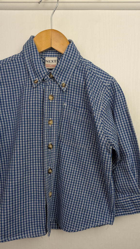 VINTAGE Next Blue Check Shirt - Boys 2 Years Next Used, Preloved, Preworn & Second Hand Baby, Kids & Children's Clothing UK Online. Cheap affordable. Brands including Next, Joules, Nutmeg Morrisons, TU, F&F, H&M.