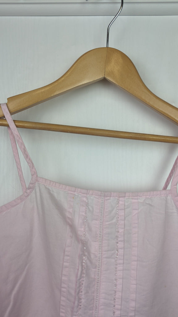 Vintage Next Pink Strap Top - Girls 8 Years Next Used, Preloved, Preworn & Second Hand Baby, Kids & Children's Clothing UK Online. Cheap affordable. Brands including Next, Joules, Nutmeg Morrisons, TU, F&F, H&M.