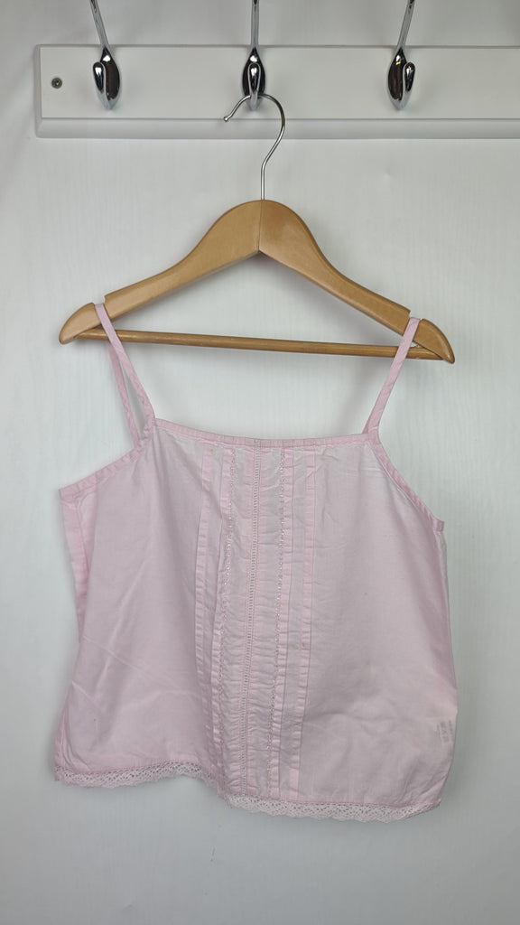 Vintage Next Pink Strap Top - Girls 8 Years Next Used, Preloved, Preworn & Second Hand Baby, Kids & Children's Clothing UK Online. Cheap affordable. Brands including Next, Joules, Nutmeg Morrisons, TU, F&F, H&M.