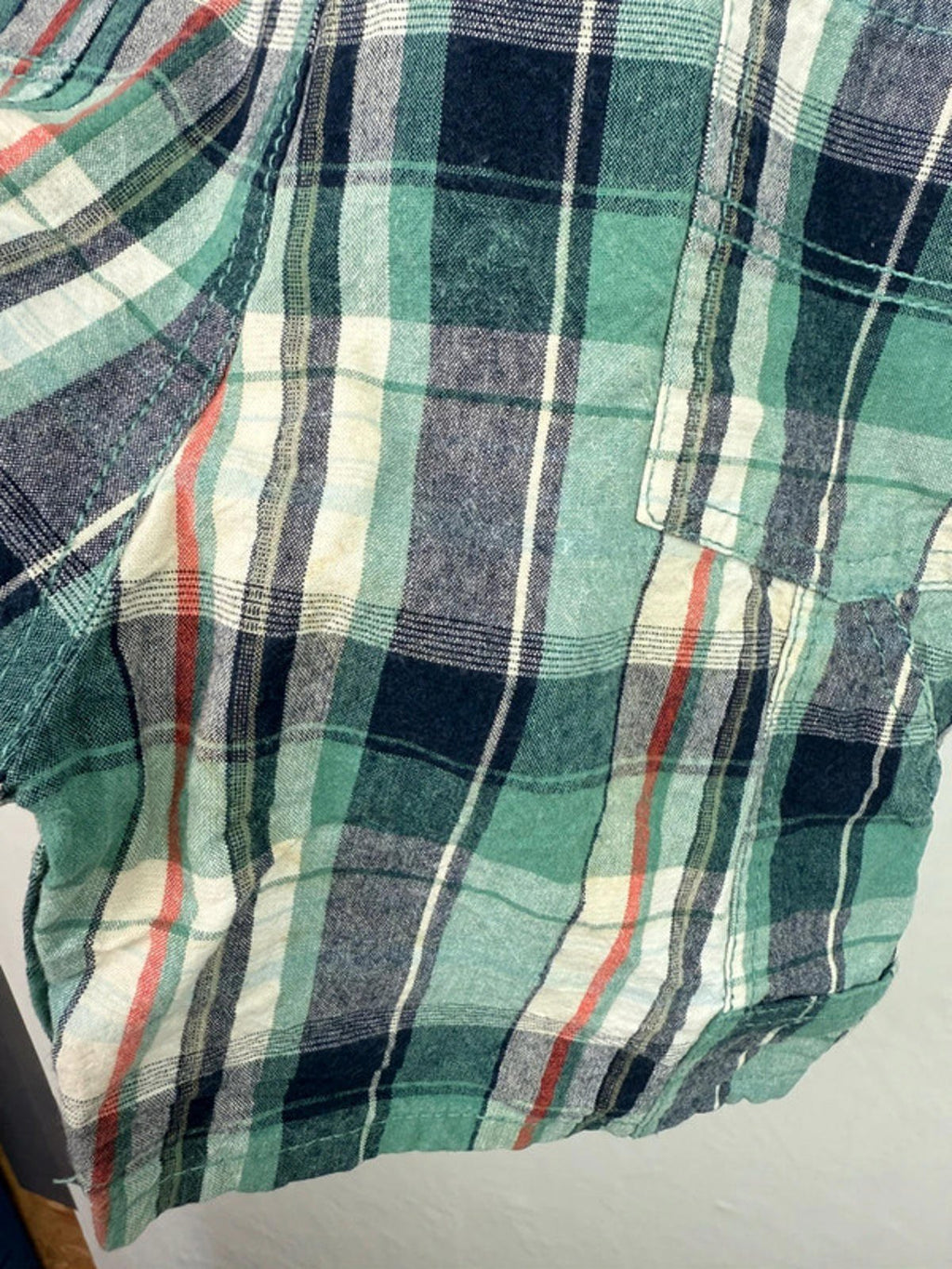 Vintage Oshkosh check Shortall dungarees - size 24 Months - Little Ones Preloved. Second Hand Children's & Preloved Baby, Kids, Girls & Boys Clothes. UK online