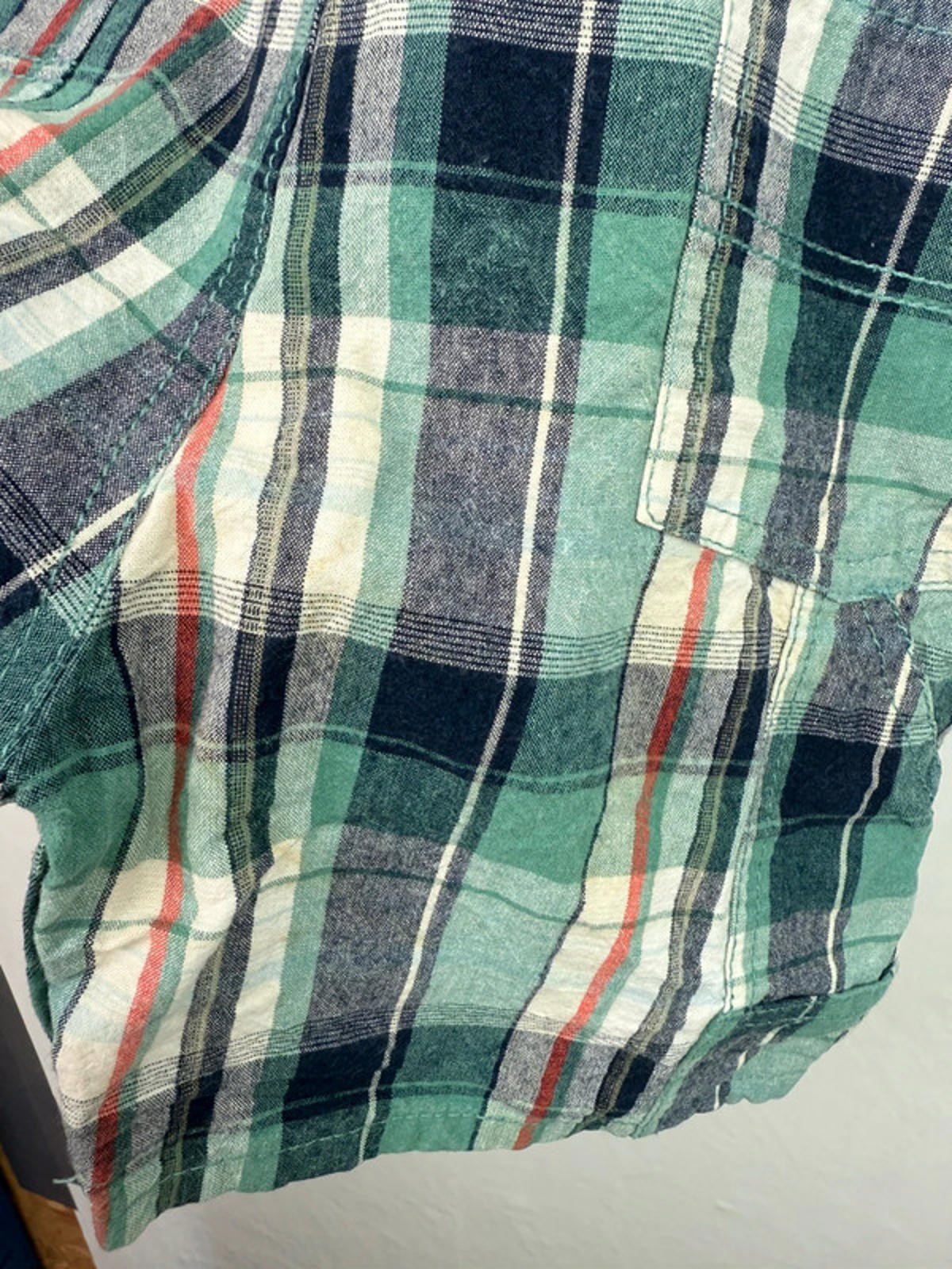 Vintage Oshkosh check Shortall dungarees - size 24 Months - Little Ones Preloved. Second Hand Children's & Preloved Baby, Kids, Girls & Boys Clothes. UK online