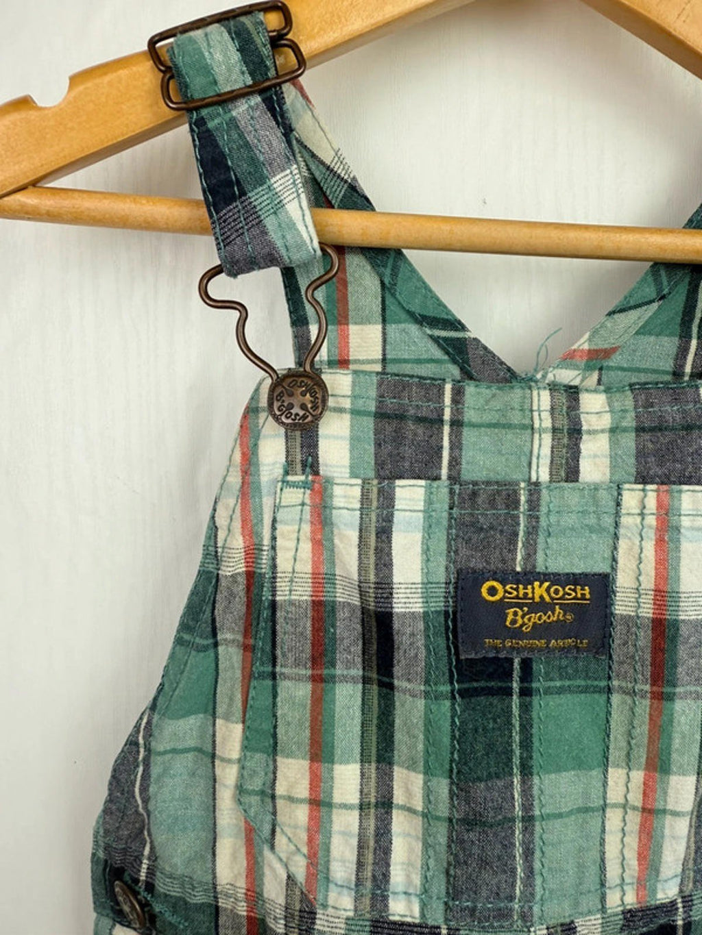 Vintage Oshkosh check Shortall dungarees - size 24 Months - Little Ones Preloved. Second Hand Children's & Preloved Baby, Kids, Girls & Boys Clothes. UK online