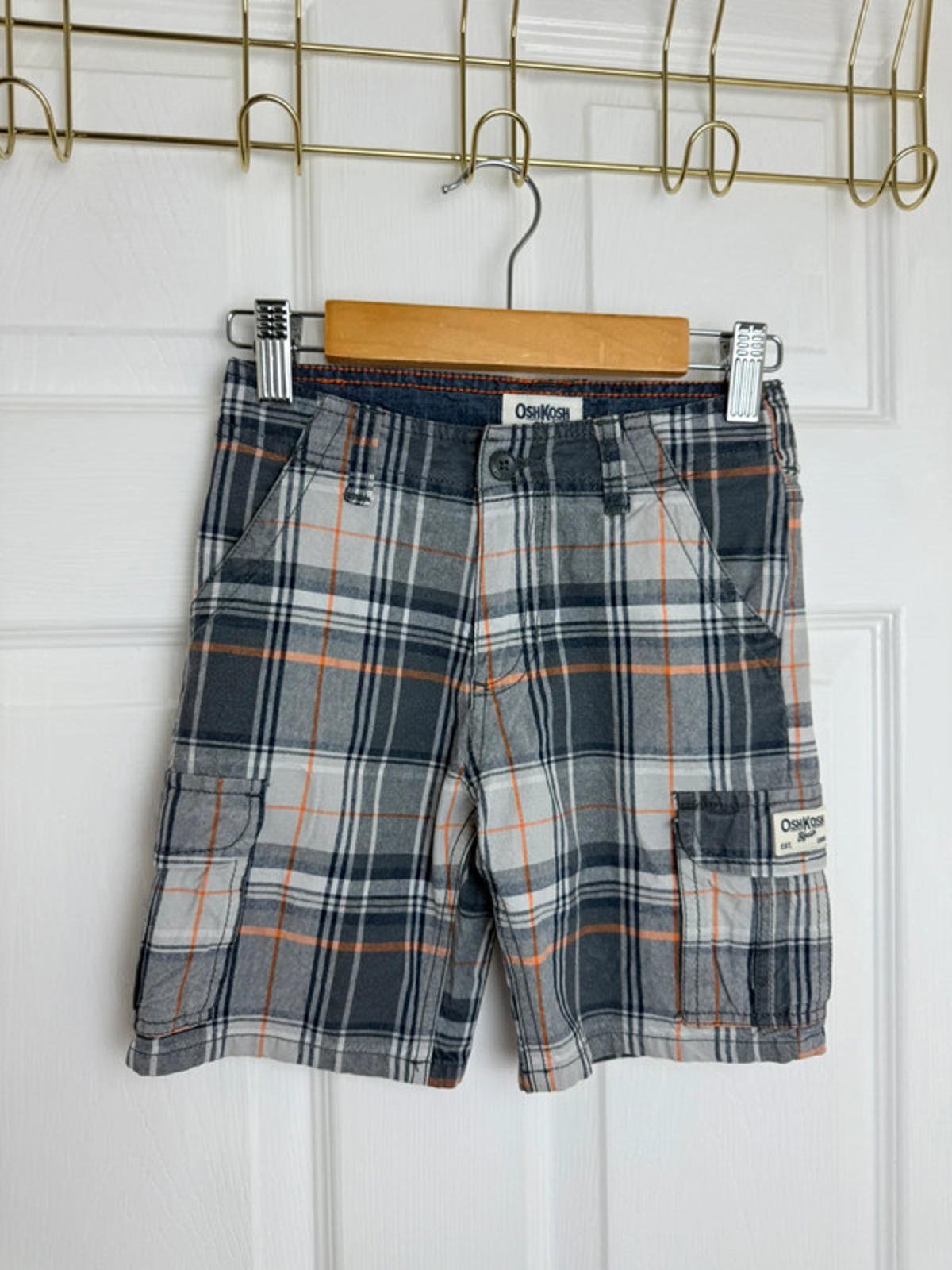 Vintage Oshkosh Checked Shorts - Boys 4 Years - Little Ones Preloved. Second Hand Children's & Preloved Baby, Kids, Girls & Boys Clothes. UK online