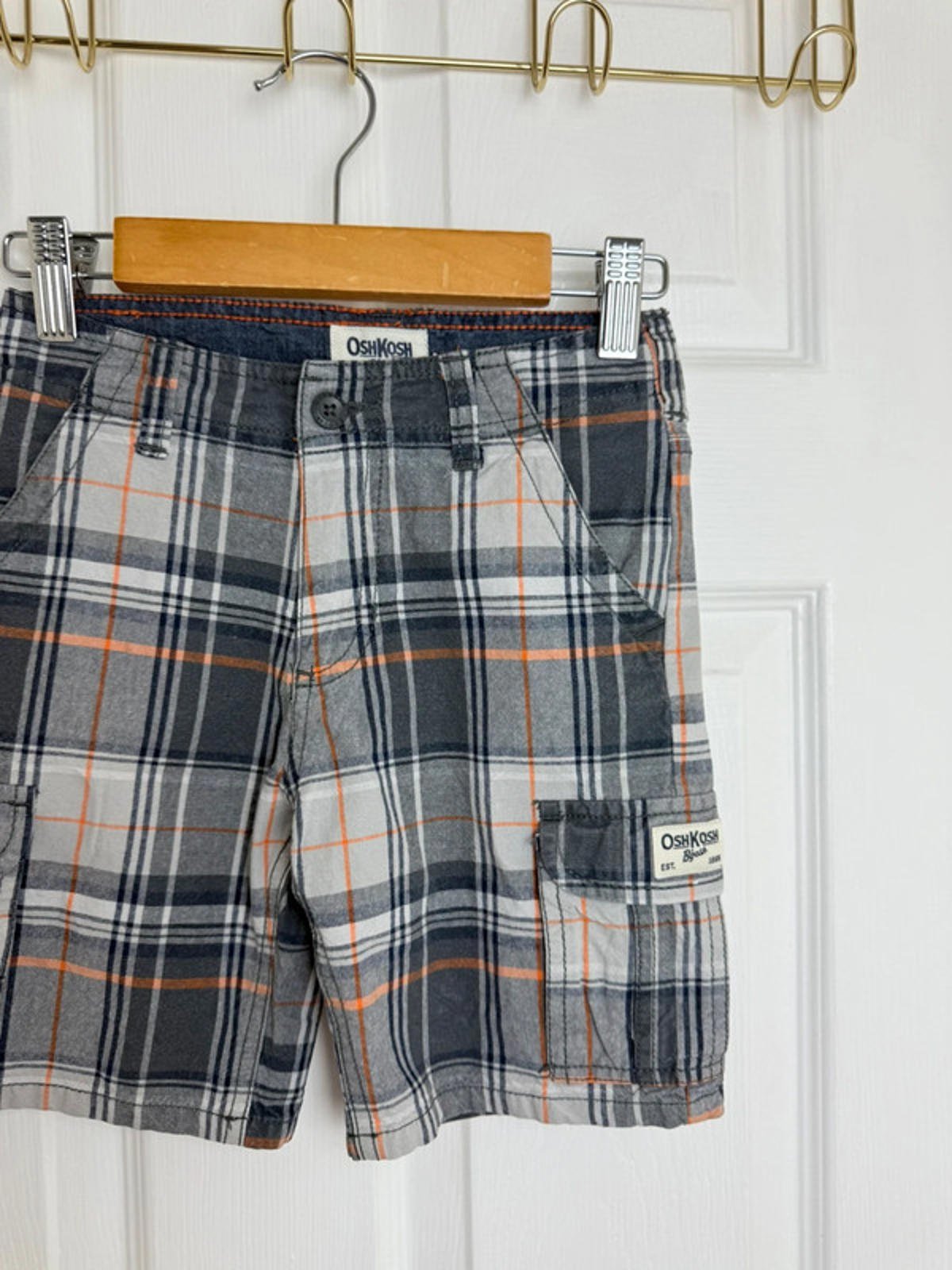 Vintage Oshkosh Checked Shorts - Boys 4 Years - Little Ones Preloved. Second Hand Children's & Preloved Baby, Kids, Girls & Boys Clothes. UK online