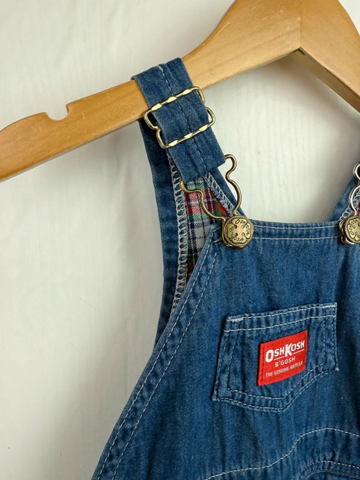 Vintage Oshkosh Denim Dungarees - 12 Months - Little Ones Preloved. Second Hand Children's & Preloved Baby, Kids, Girls & Boys Clothes. UK online