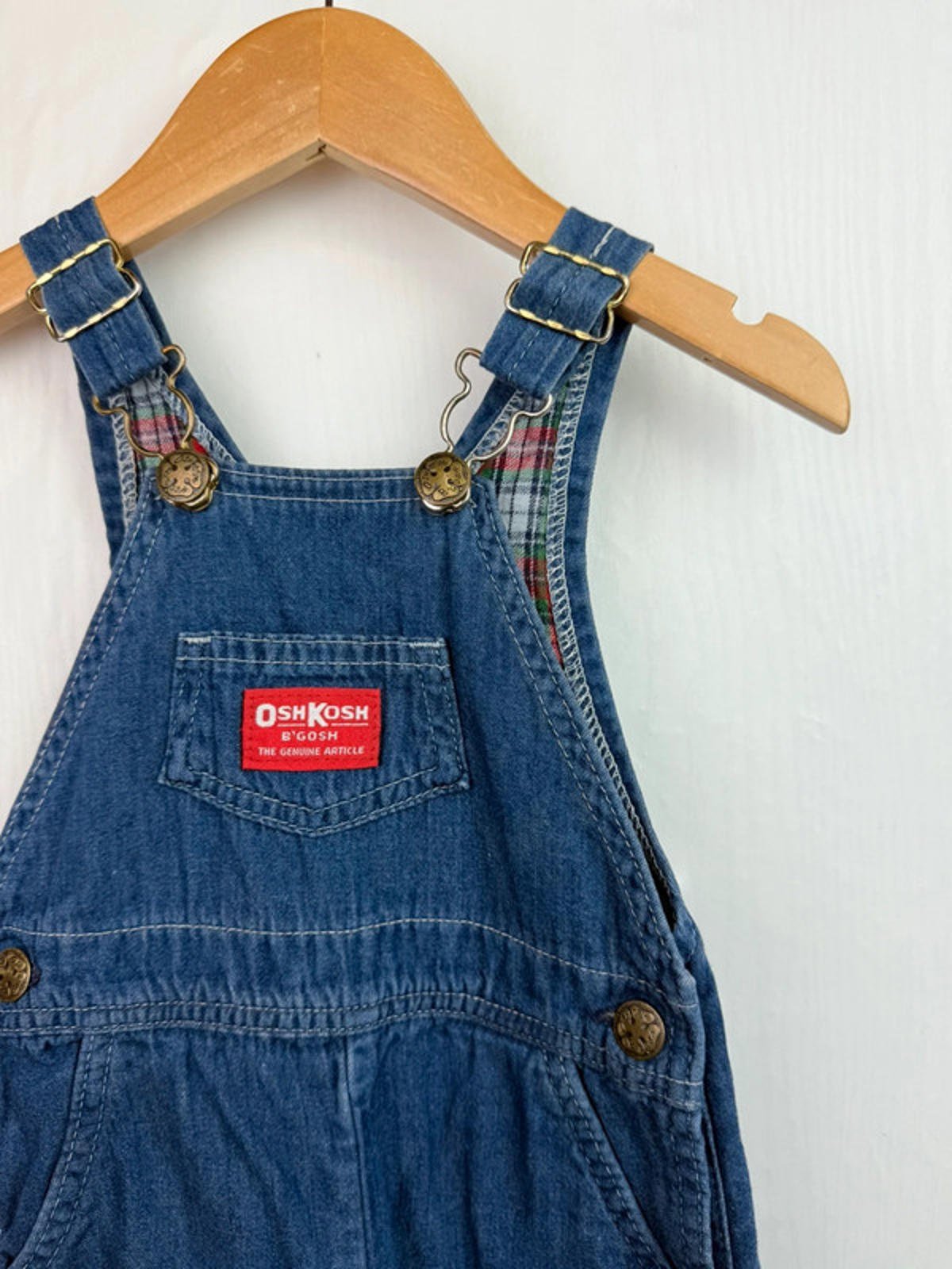 Vintage Oshkosh Denim Dungarees - 12 Months - Little Ones Preloved. Second Hand Children's & Preloved Baby, Kids, Girls & Boys Clothes. UK online