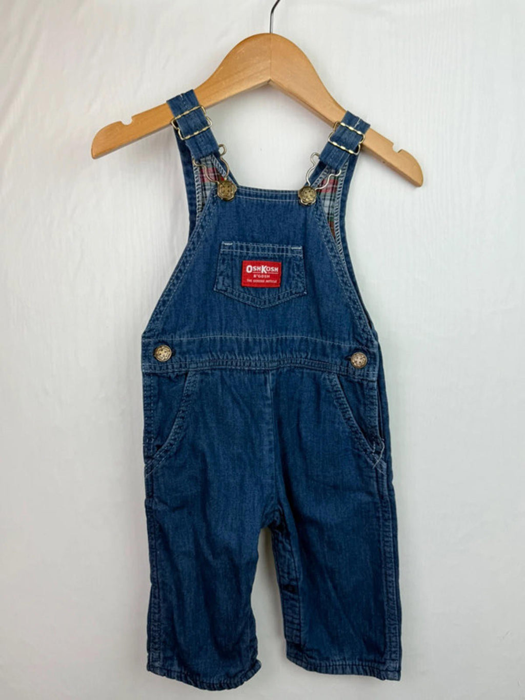 Vintage Oshkosh Denim Dungarees - 12 Months - Little Ones Preloved. Second Hand Children's & Preloved Baby, Kids, Girls & Boys Clothes. UK online