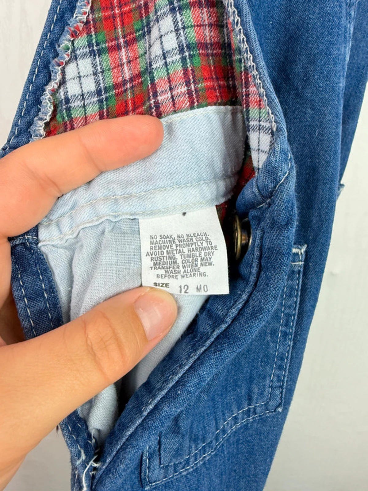 Vintage Oshkosh Denim Dungarees - 12 Months - Little Ones Preloved. Second Hand Children's & Preloved Baby, Kids, Girls & Boys Clothes. UK online