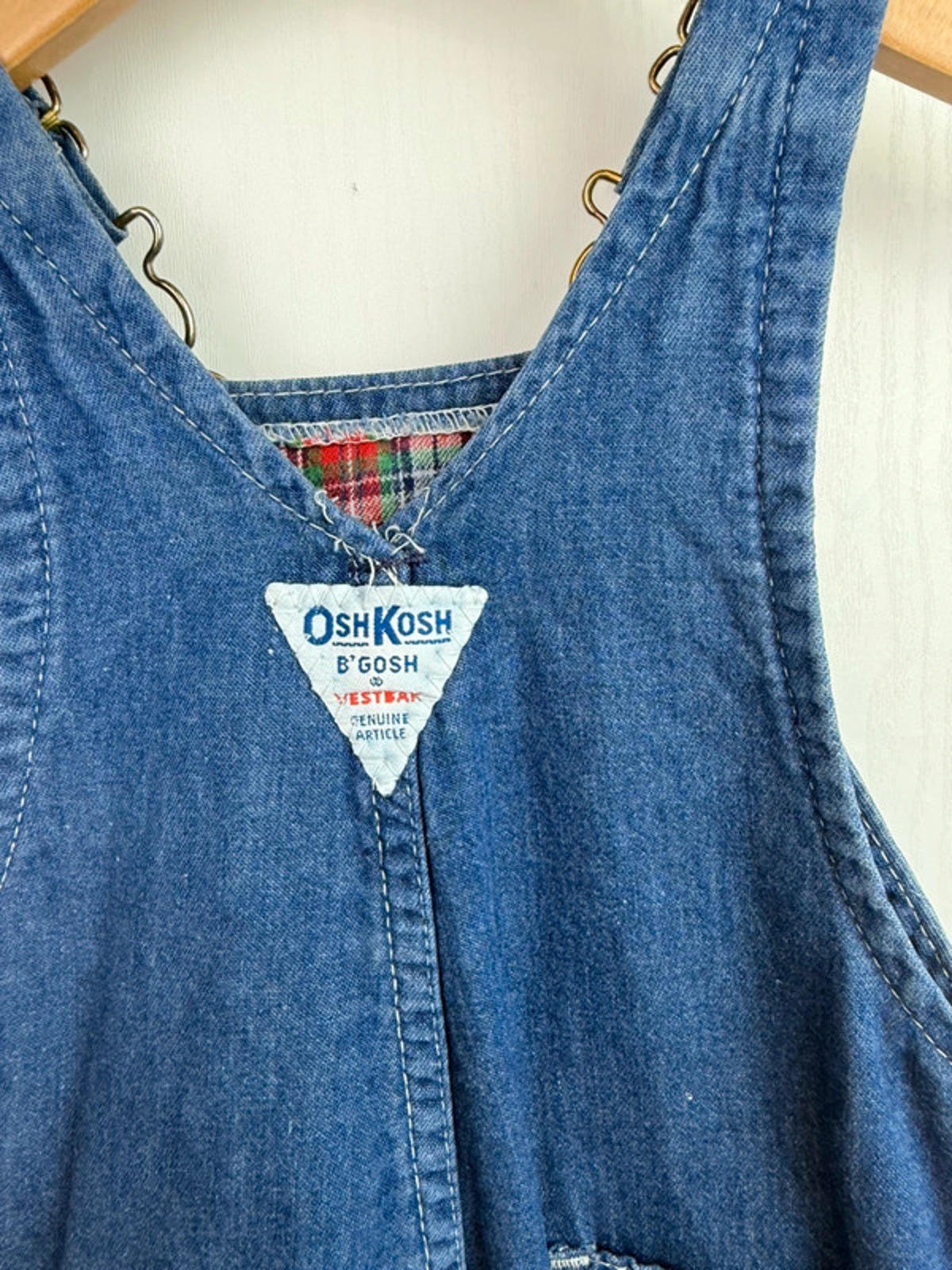 Vintage Oshkosh Denim Dungarees - 12 Months - Little Ones Preloved. Second Hand Children's & Preloved Baby, Kids, Girls & Boys Clothes. UK online