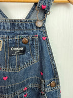 Vintage OshKosh Denim Heart Dungarees - Girls 2 Years - Little Ones Preloved. Second Hand Children's & Preloved Baby, Kids, Girls & Boys Clothes. UK online