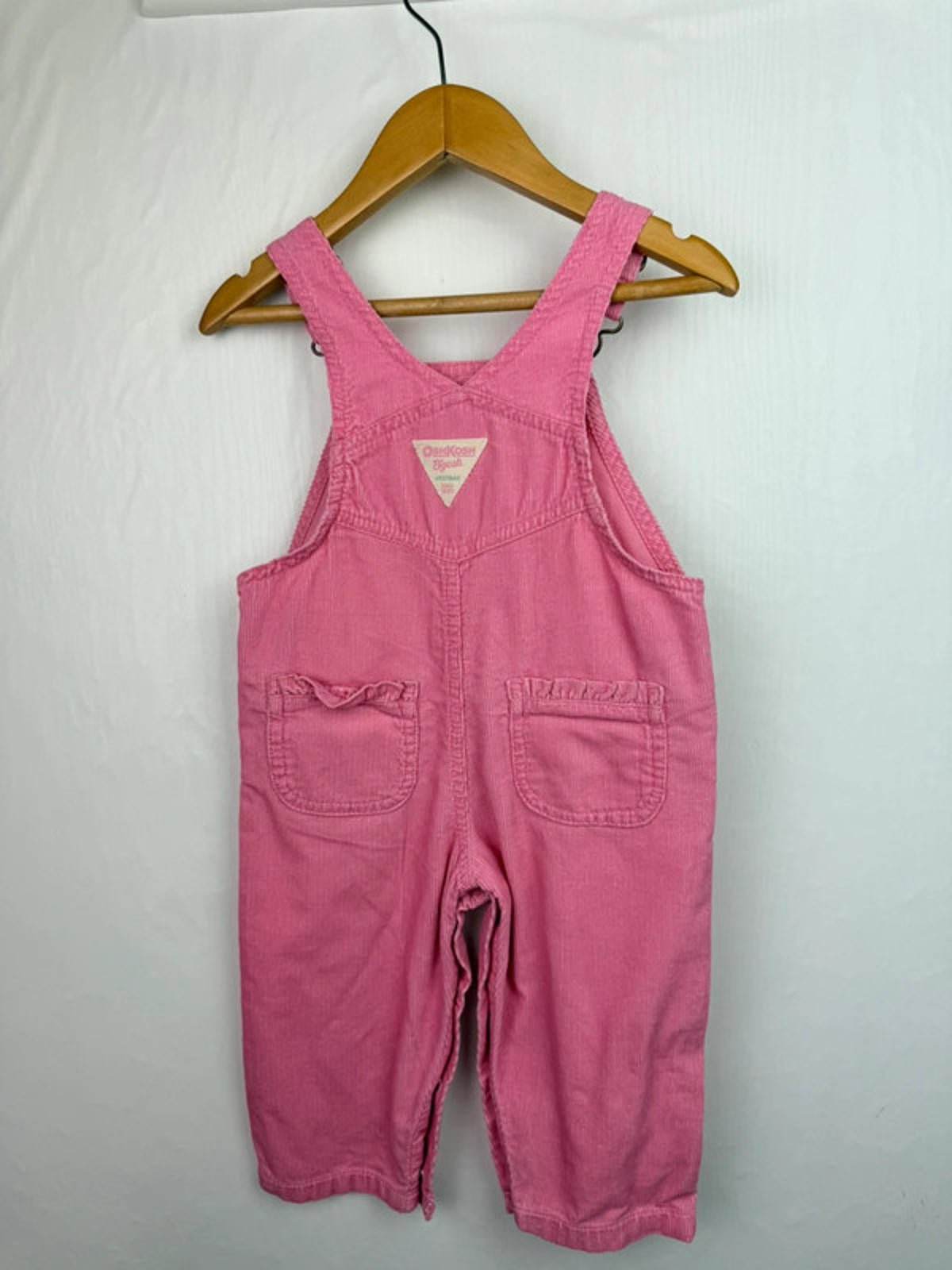 Vintage Oshkosh Pink Cord Dungarees - Size 12 Months - Little Ones Preloved. Second Hand Children's & Preloved Baby, Kids, Girls & Boys Clothes. UK online