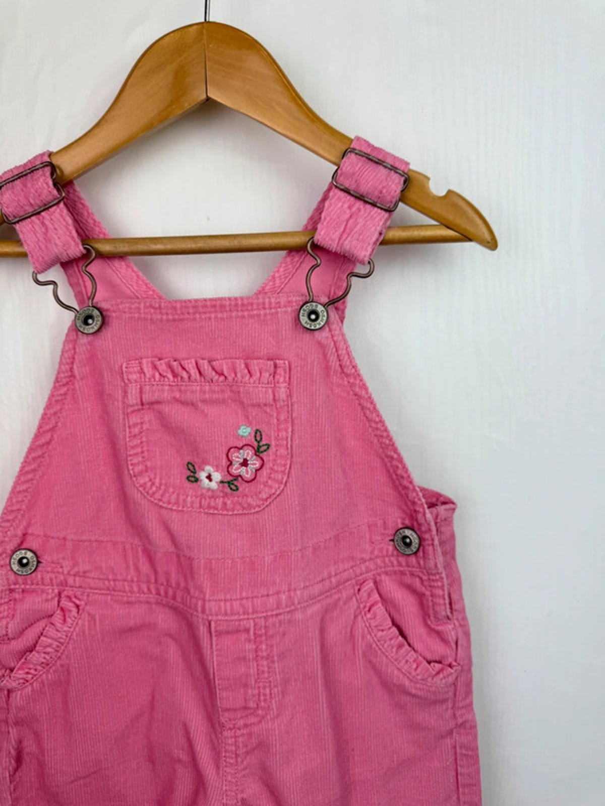 Vintage Oshkosh Pink Cord Dungarees - Size 12 Months - Little Ones Preloved. Second Hand Children's & Preloved Baby, Kids, Girls & Boys Clothes. UK online