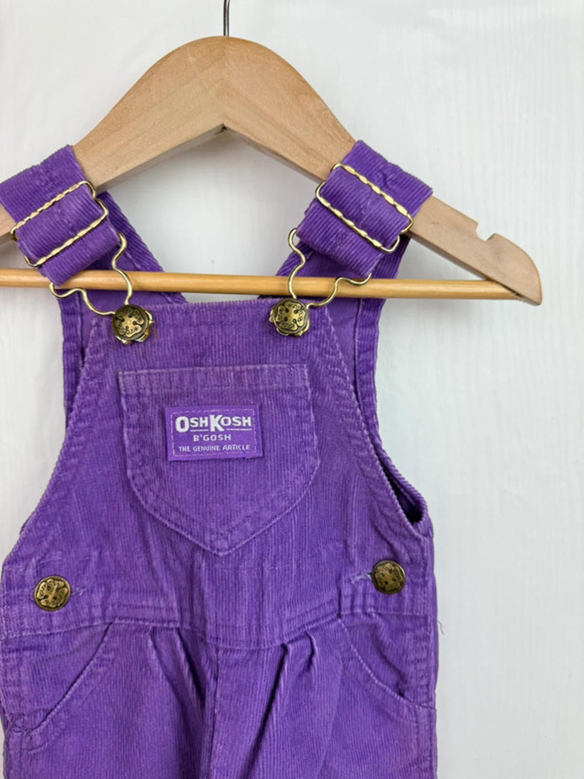 Vintage Oshkosh Purple Cord Dungarees - Girls 3 - 6 Months - Little Ones Preloved. Second Hand Children's & Preloved Baby, Kids, Girls & Boys Clothes. UK online