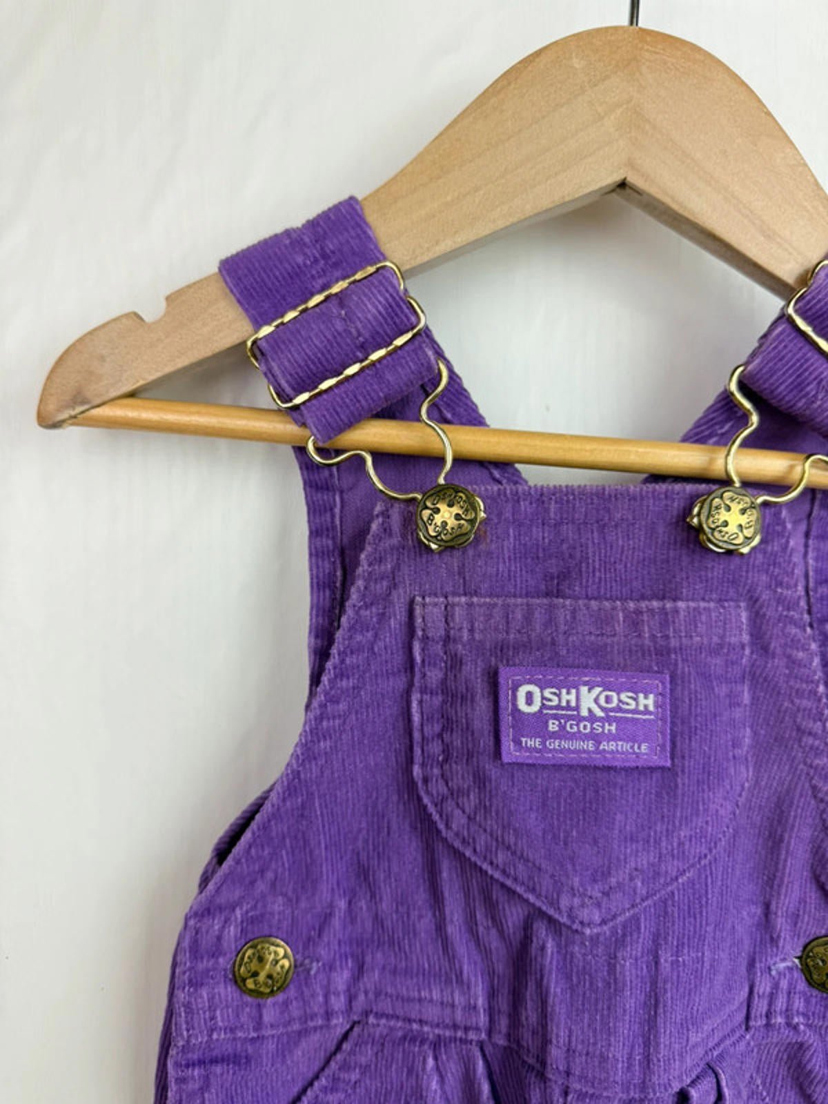 Vintage Oshkosh Purple Cord Dungarees - Girls 3 - 6 Months - Little Ones Preloved. Second Hand Children's & Preloved Baby, Kids, Girls & Boys Clothes. UK online