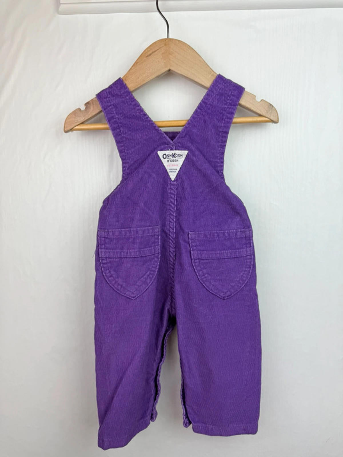 Vintage Oshkosh Purple Cord Dungarees - Girls 3 - 6 Months - Little Ones Preloved. Second Hand Children's & Preloved Baby, Kids, Girls & Boys Clothes. UK online