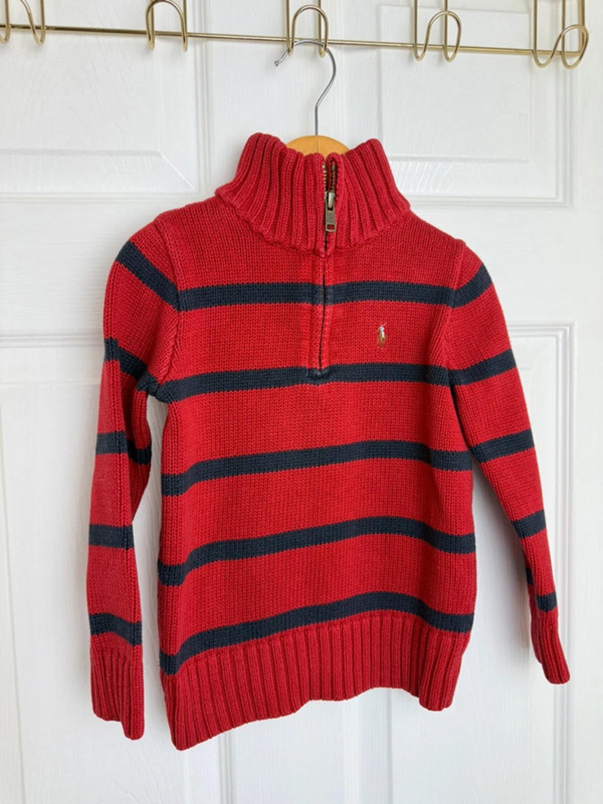 Vintage Polo Ralph Lauren Half Zip - Kids 4T - Little Ones Preloved. Second Hand Children's & Preloved Baby, Kids, Girls & Boys Clothes. UK online