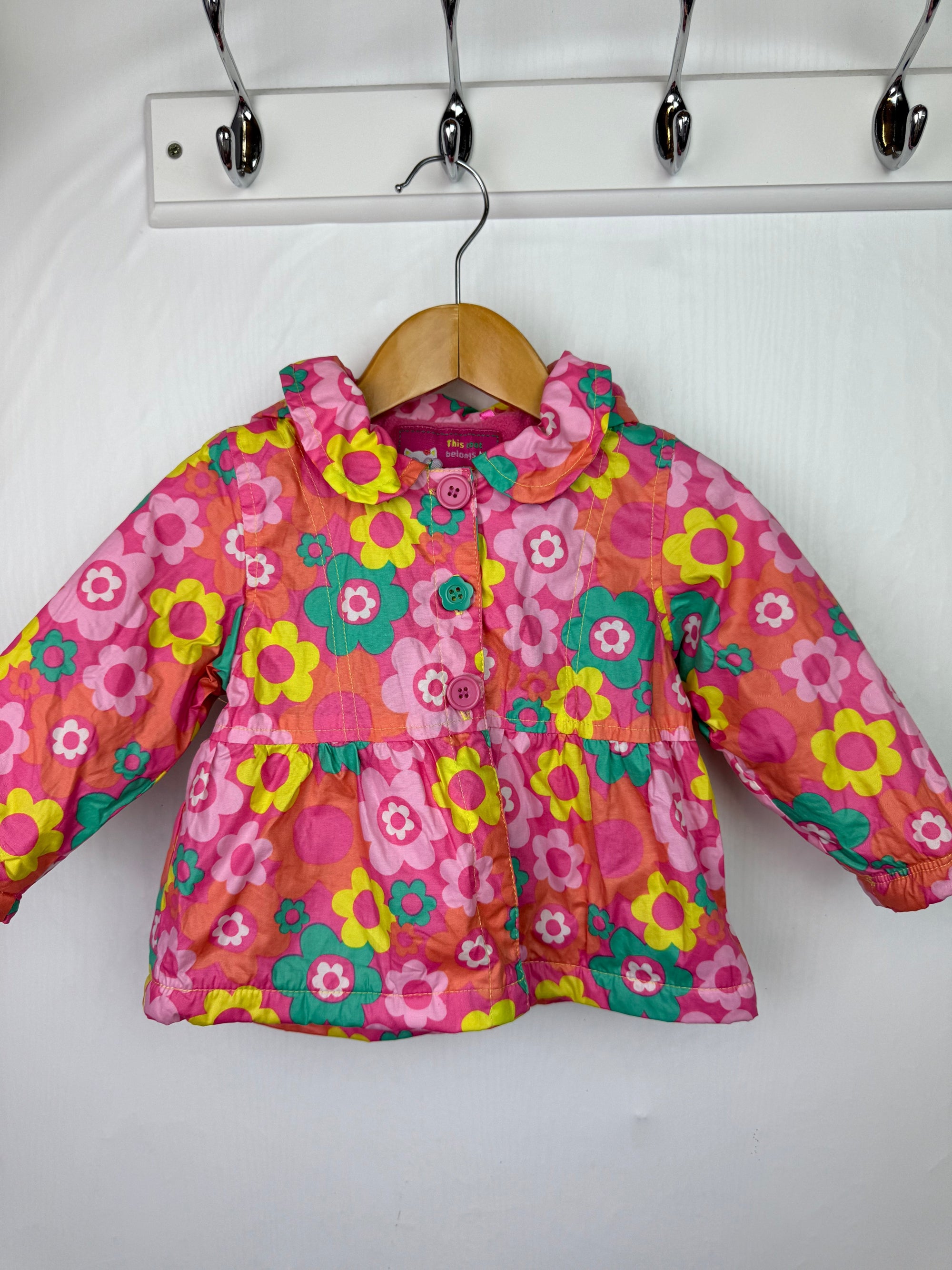 Vintage TU Floral Coat - Girls 6 - 9 Months - Little Ones Preloved. Second Hand Children's & Preloved Baby, Kids, Girls & Boys Clothes. UK online