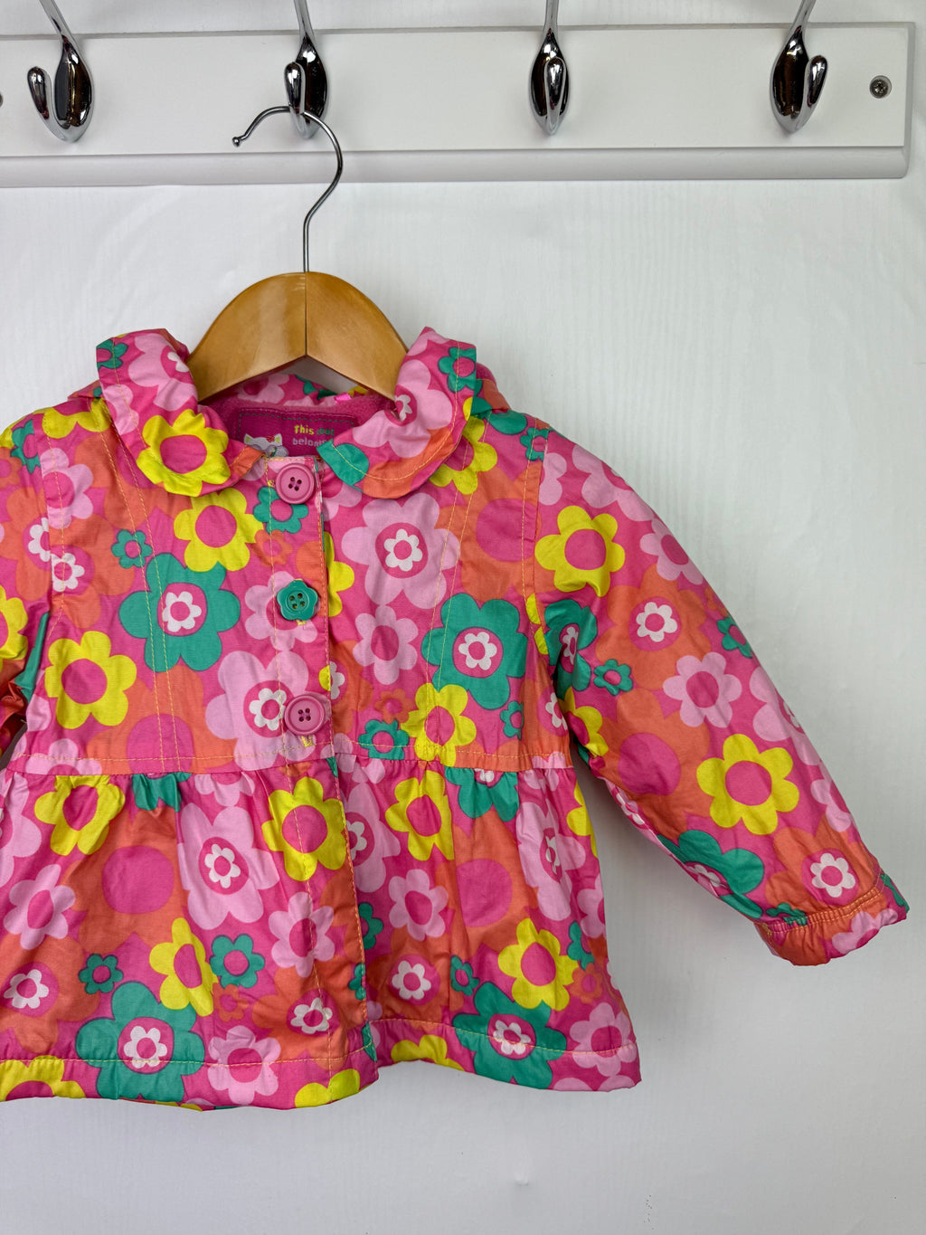Vintage TU Floral Coat - Girls 6 - 9 Months - Little Ones Preloved. Second Hand Children's & Preloved Baby, Kids, Girls & Boys Clothes. UK online