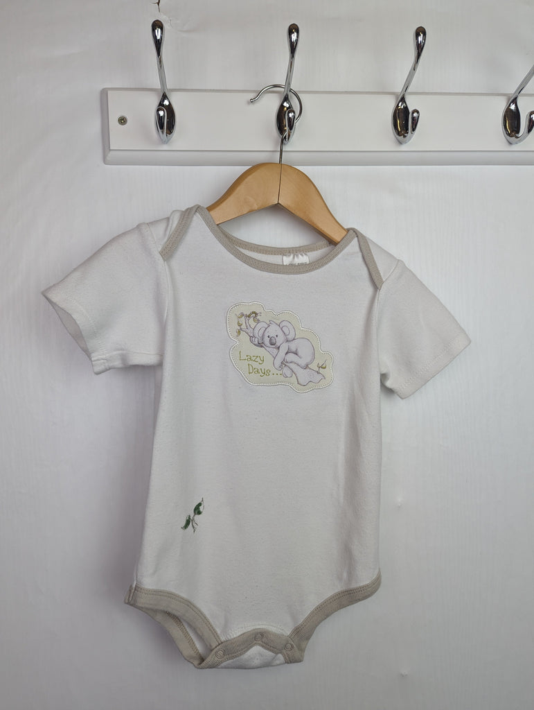 WA Jacobs Koala Bodysuit - Unisex 12-24 Months Little Ones Preloved Used, Preloved, Preworn Baby, Girls & Boys Clothes. Kids & Children's second hand Clothing UK Online. Cheap affordable. Brands including Next, Joules, Nutmeg Morrisons, TU, F&F, H&M.