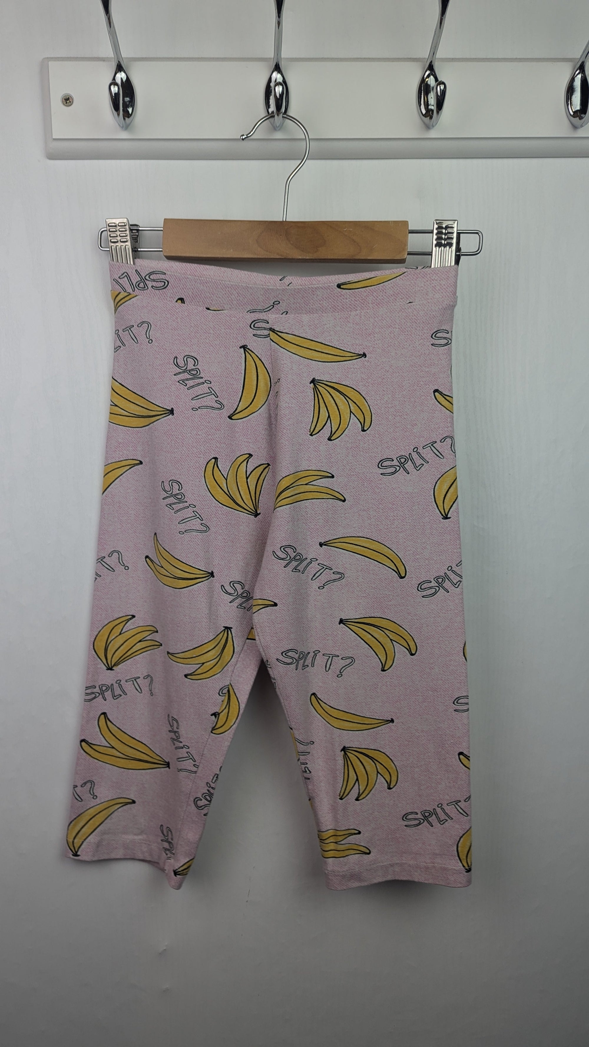 Zara 'Banana Split' Cropped Leggings - Girls 9 Years - Little Ones Preloved. Second Hand Children's & Preloved Baby, Kids, Girls & Boys Clothes. UK online