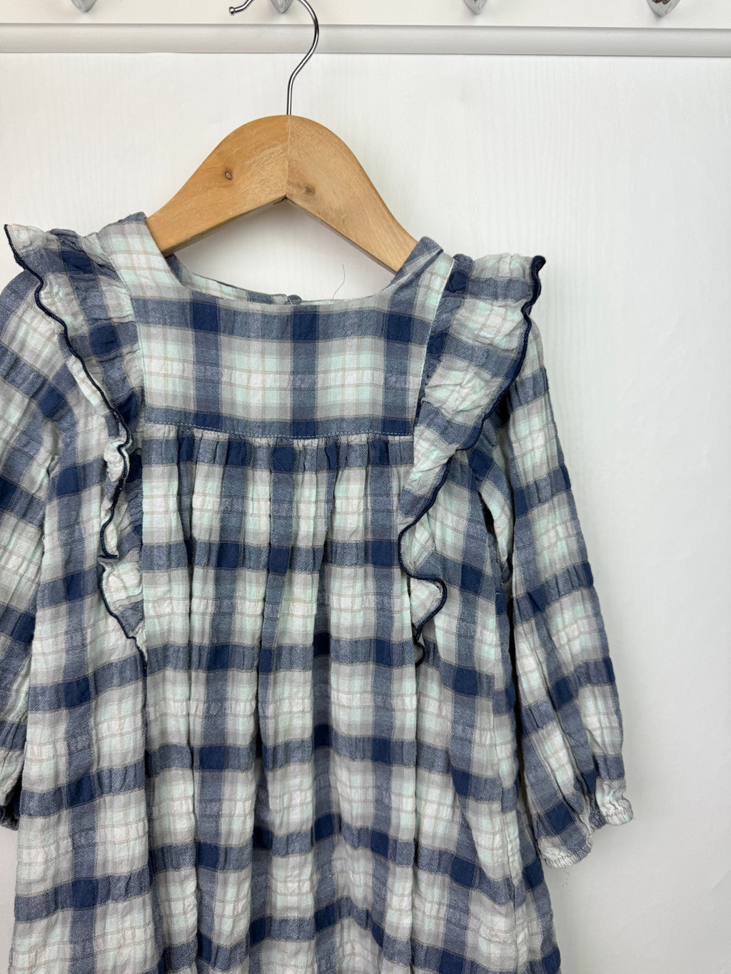 Zara Blue Plaid Dress - Girls 4 - 5 Years - Little Ones Preloved. Second Hand Children's & Preloved Baby, Kids, Girls & Boys Clothes. UK online