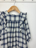 Zara Blue Plaid Dress - Girls 4 - 5 Years - Little Ones Preloved. Second Hand Children's & Preloved Baby, Kids, Girls & Boys Clothes. UK online